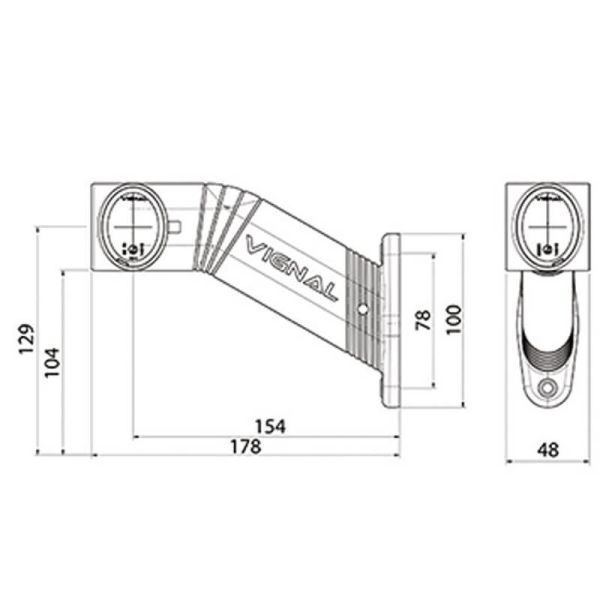 Galibo FA3 LED 12/24V Cristal + Rouge...