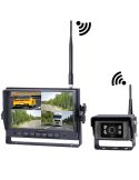 Sistema de Kit Monitor y Camara Inalámbrica HD 2.4 GHz con Pantalla Multi Display de 7” | Alcance 300m | IP69K