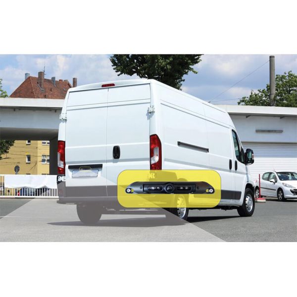 Câmera Slim HD 150° - Design compacto e resistência IP69K | Compatível com 12/24 V | IP69K