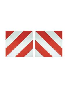 Conjunto de duas placas de marcação de carga final 423 x 282 mm para veículos agrícolas