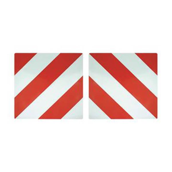 Conjunto de duas placas de marcação de carga final 423 x 282 mm para veículos agrícolas