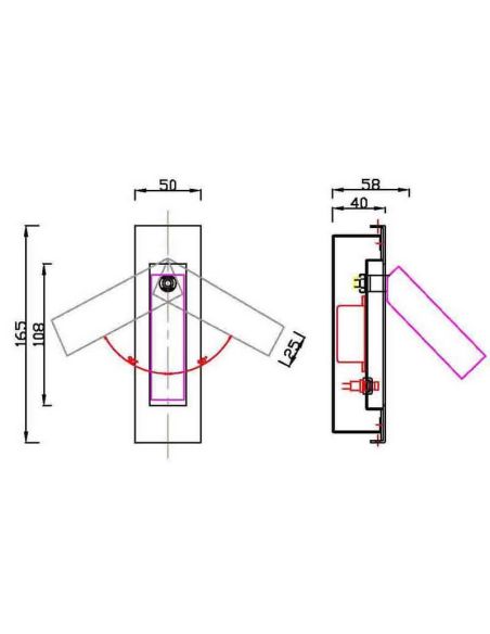 Aplique Gokova Medidas | LeonLeds