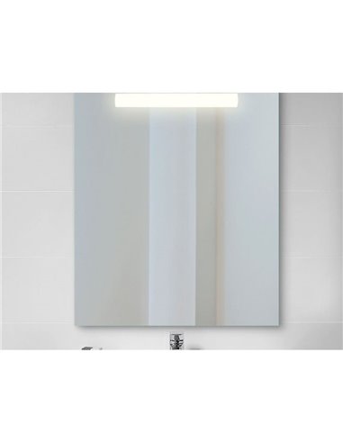 Espejo de baño PEGASUS con iluminación LED frontal, 600x700mm, 6W