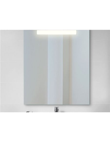 Espelho de banheiro PEGASUS com iluminação frontal LED, 600x700mm, 6W