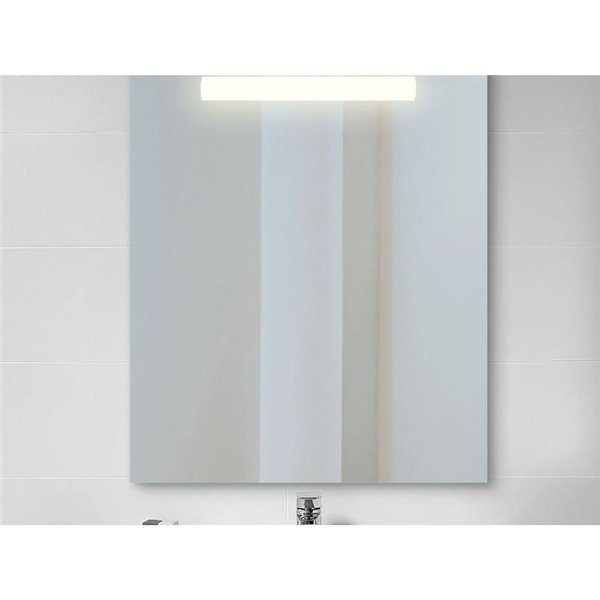 Espejo de baño PEGASUS con iluminación LED frontal, 600x700mm, 6W
