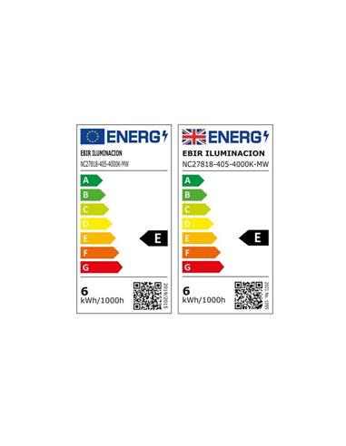 Espelho de banheiro PEGASUS com iluminação frontal LED, 600x700mm, 6W