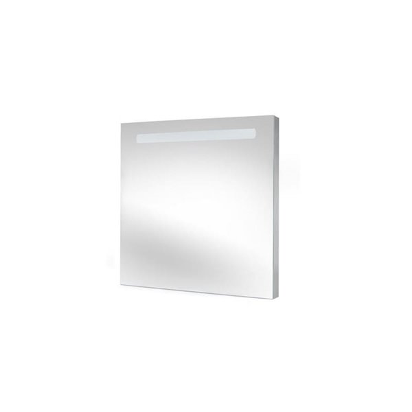 Espejo de baño PEGASUS con iluminación LED frontal, 600x700mm, 6W