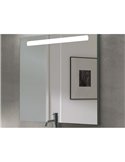 Espejo de baño PEGASUS con iluminación LED frontal, 600x700mm, 6W