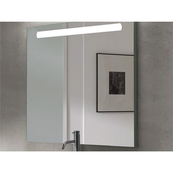 Espejo de baño PEGASUS con iluminación LED frontal, 600x700mm, 6W