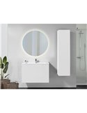 Espejo de baño CASSIOPEIA con iluminación LED decorativa, diámetro 60cm, 20W y 12W