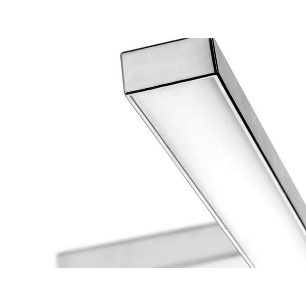 Foco LED para espejo de baño VIRGO, 300 mm, luz blanca fría 6000K, cromado