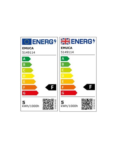 Foco LED negro para espejo de baño VIRGO, 300 mm, luz blanca fría 6000K