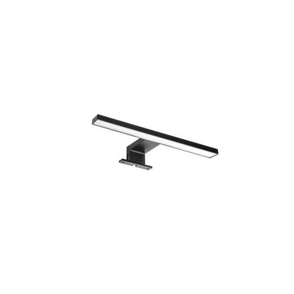 Foco LED negro para espejo de baño VIRGO, 300 mm, luz blanca fría 6000K