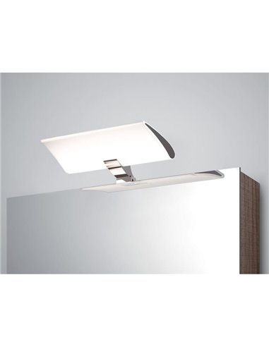 Foco LED para espejo de baño ARIES, 300 mm, luz blanca fría 5700K, cromado