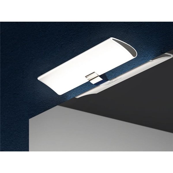Foco LED para espejo de baño ARIES, 300 mm, luz blanca fría 5700K, cromado