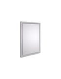 Espejo de baño HERACLES rectangular con iluminación LED frontal y decorativa, 600x800 mm, 34W