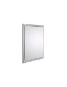 Espejo de baño HERACLES rectangular con iluminación LED frontal y decorativa, 600x800 mm, 34W