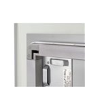 Espejo de baño HERACLES rectangular con iluminación LED frontal y decorativa, 600x800 mm, 34W