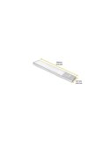 Aplique LED bajo mueble KAUS aluminio con sensor de movimiento, recargable, 3 tonos de luz, 24cm/40cm/60cm
