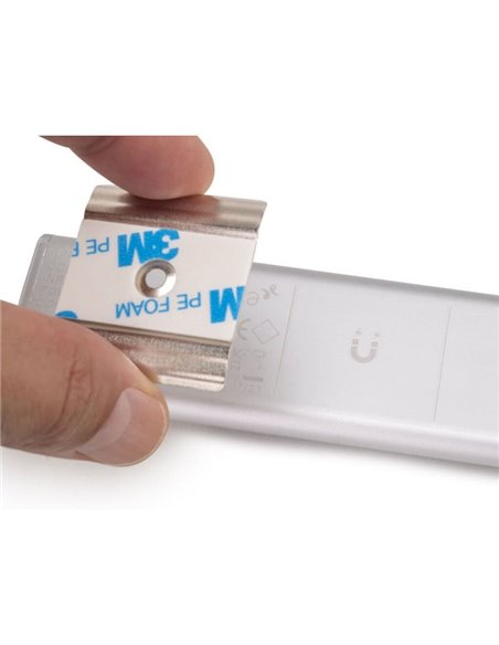 Aplique LED bajo mueble KAUS aluminio con sensor de movimiento, recargable, 3 tonos de luz, 24cm/40cm/60cm