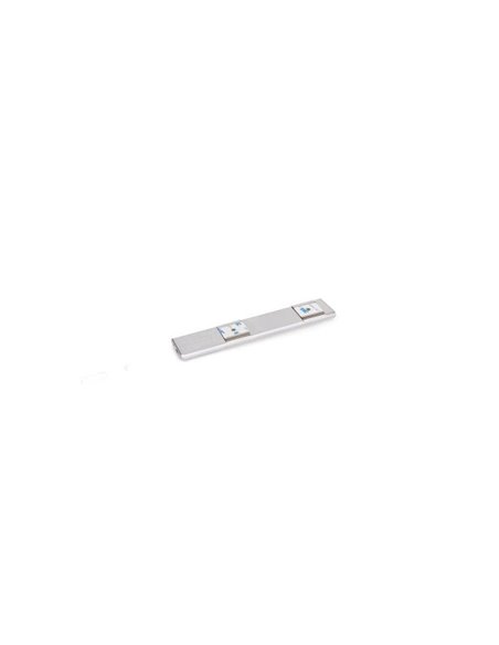 Aplique LED bajo mueble KAUS aluminio con sensor de movimiento, recargable, 3 tonos de luz, 24cm/40cm/60cm
