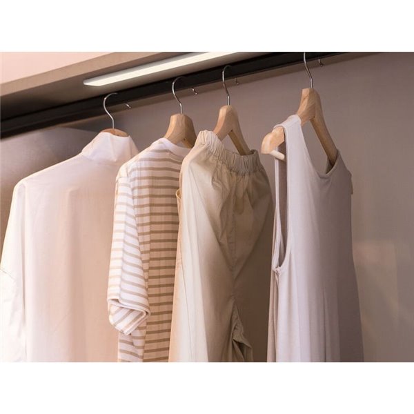 Lampe LED sous meuble KAUS en aluminium avec capteur tactile de proximité, rechargeable, 3 tons de lumière, 24cm/40cm/60cm