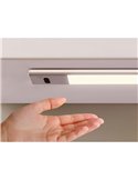 Lampe LED sous meuble KAUS en aluminium avec capteur tactile de proximité, rechargeable, 3 tons de lumière, 24cm/40cm/60cm
