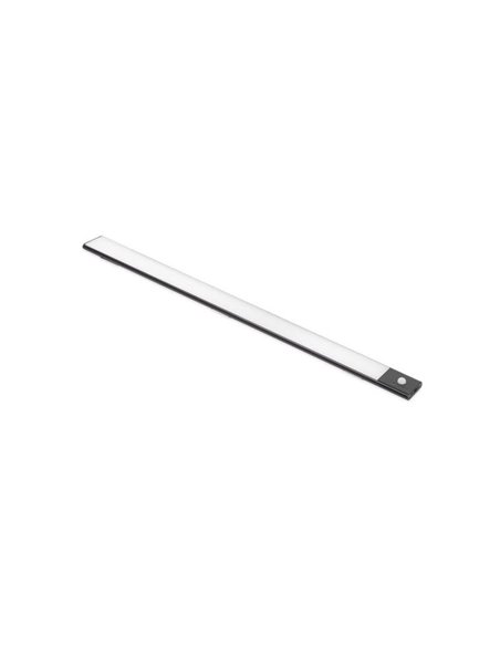KAUS BLACK LED luz sob o armário com sensor de movimento, recarregável, 3 tons de luz, 24cm/40cm/60cm