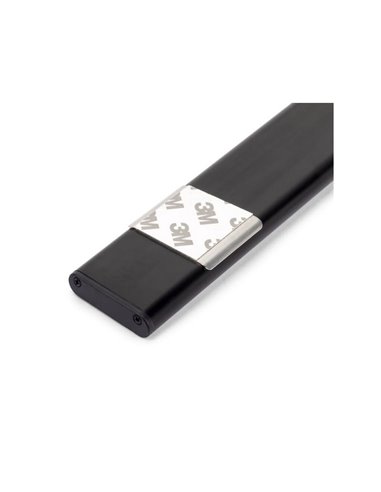 Aplique LED bajo mueble KAUS BLACK negro con sensor de movimiento, recargable, 3 tonos de luz, 24cm/40cm/60cm