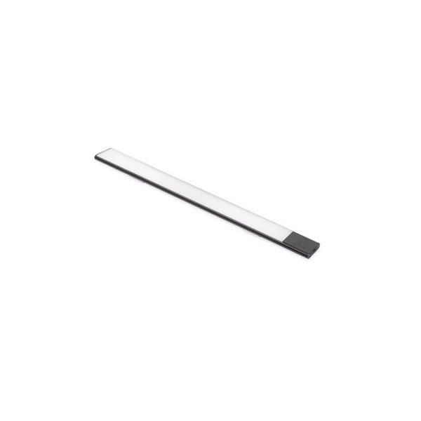 Applique murale LED sous meuble KAUS BLACK avec capteur tactile de proximité, rechargeable, 3 tons de lumière, 24cm/40cm/60cm