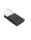 Aplique LED bajo mueble KAUS BLACK negro con sensor táctil de proximidad, recargable, 3 tonos de luz, 24cm/40cm/60cm
