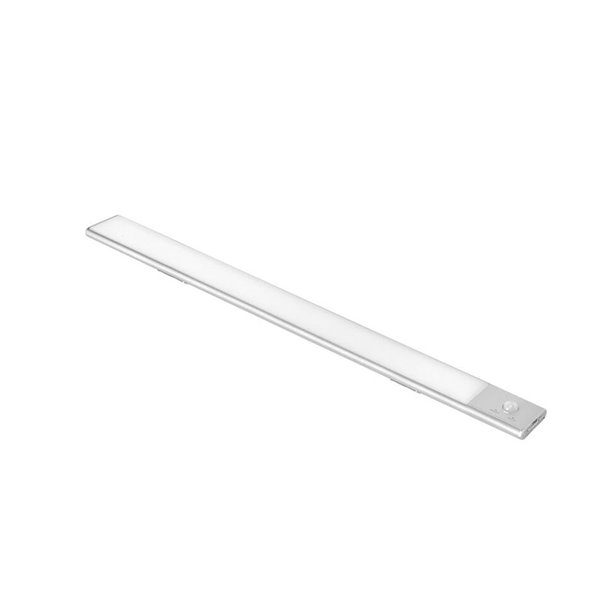 Lampe LED sous meuble KAUS, aluminium, avec détecteur de mouvement, rechargeable, 3 tons de lumière, 24cm/40cm/60cm