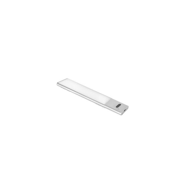 Aplique LED bajo mueble KAUS aluminio con sensor táctil de proximidad, recargable, 3 tonos de luz, 24cm/40cm/60cm