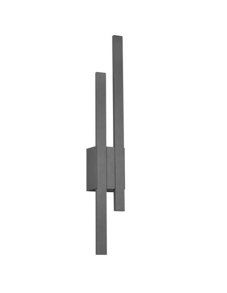 Aplique de pared LED exterior vertical TAWA iluminación indirecta 9W 900lm 3000K IP54 221460242 Trio Lighting