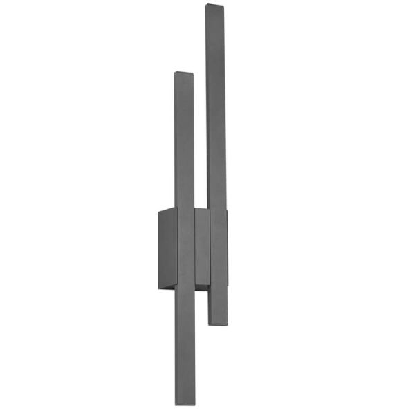 Aplique de pared LED exterior vertical TAWA iluminación indirecta 9W 900lm 3000K IP54 221460242 Trio Lighting
