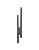 Aplique de pared LED exterior vertical TAWA iluminación indirecta 9W 900lm 3000K IP54 221460242 Trio Lighting