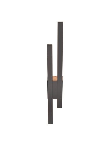 Aplique de pared LED exterior vertical TAWA iluminación indirecta 9W 900lm 3000K IP54 221460242 Trio Lighting