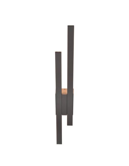 Aplique de pared LED exterior vertical TAWA iluminación indirecta 9W 900lm 3000K IP54 221460242 Trio Lighting