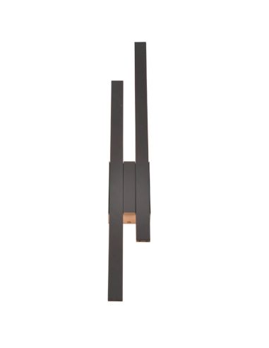 Aplique de pared LED exterior vertical TAWA iluminación indirecta 9W 900lm 3000K IP54 221460242 Trio Lighting