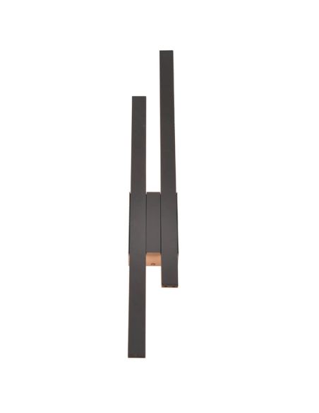 Aplique de pared LED exterior vertical TAWA iluminación indirecta 9W 900lm 3000K IP54 221460242 Trio Lighting