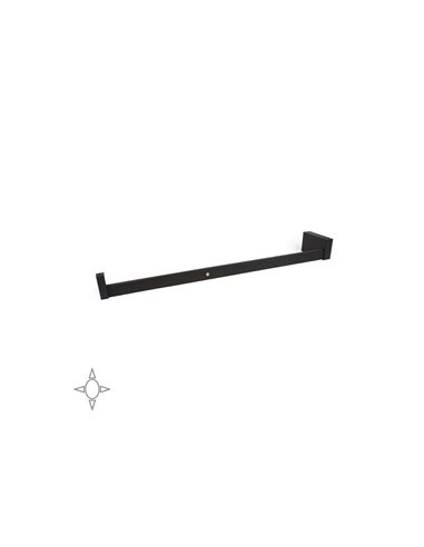 Cabide para guarda-roupa CASTOR LED iluminado, cor mocha, bateria removível e sensor de movimento, plástico e alumínio, dimensõe