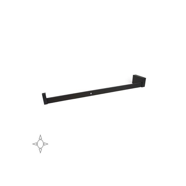Cabide para guarda-roupa CASTOR LED iluminado, cor mocha, bateria removível e sensor de movimento, plástico e alumínio, dimensõe