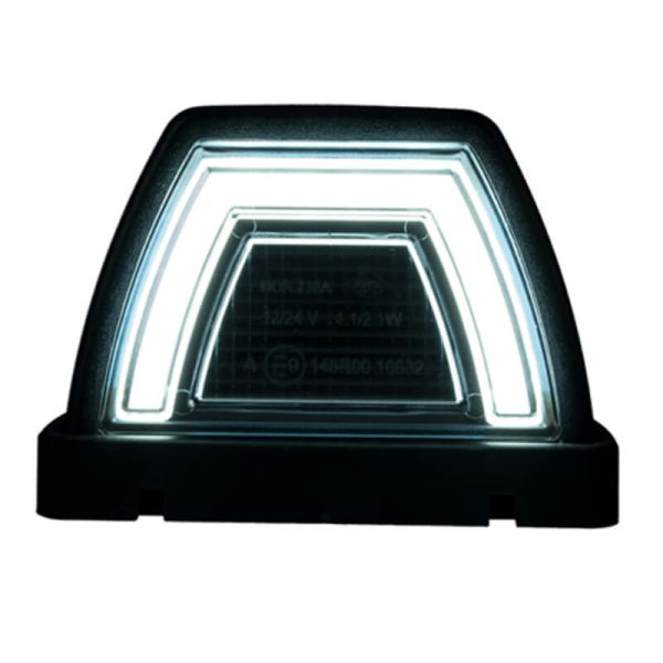 Piloto Galibo Angular LED Neon Blanco Homologada Posición Delantero 12/24V LD 3085 A
