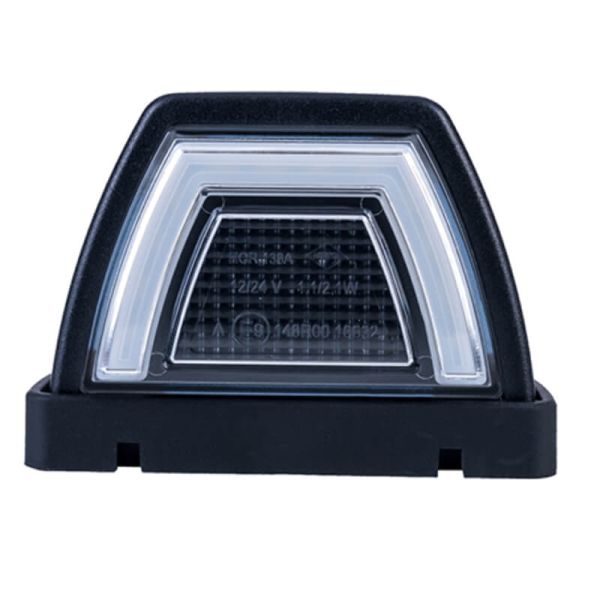 Piloto Galibo Angular LED Neon Blanco Homologada Posición Delantero 12/24V LD 3085 A