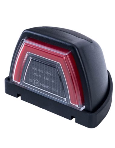 Piloto de LED Neon Vermelho Aprovado Angular Posição Traseira 12/24 V LD 3086 R1