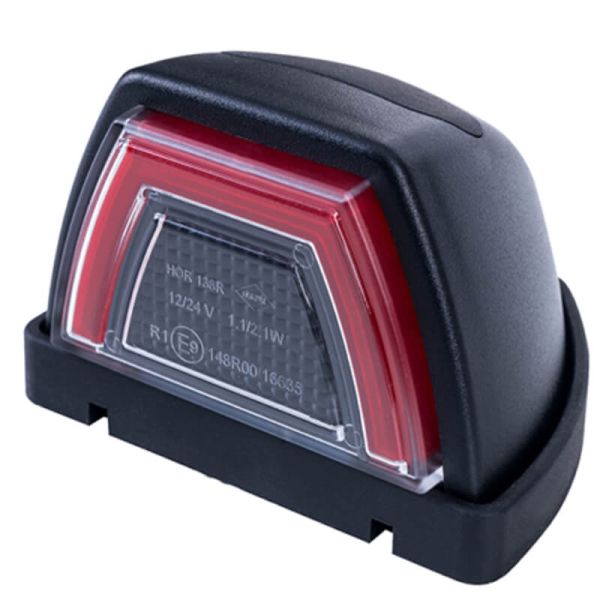 Piloto Angular LED Neon Rojo Homologada Posición Trasera 12/24V LD 3086 R1