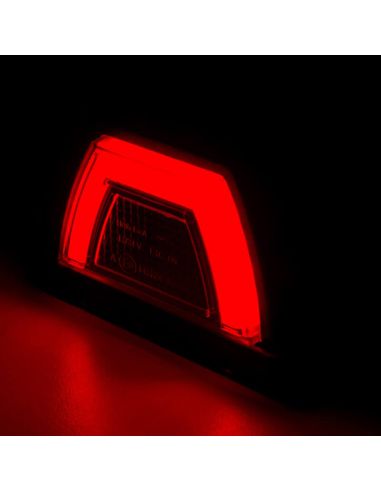 Piloto de LED Neon Vermelho Aprovado Angular Posição Traseira 12/24 V LD 3086 R1