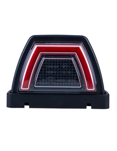 Frente Piloto Angular LED Neon Rojo Homologada Posición Trasera 12/24V LD 3086 R1
