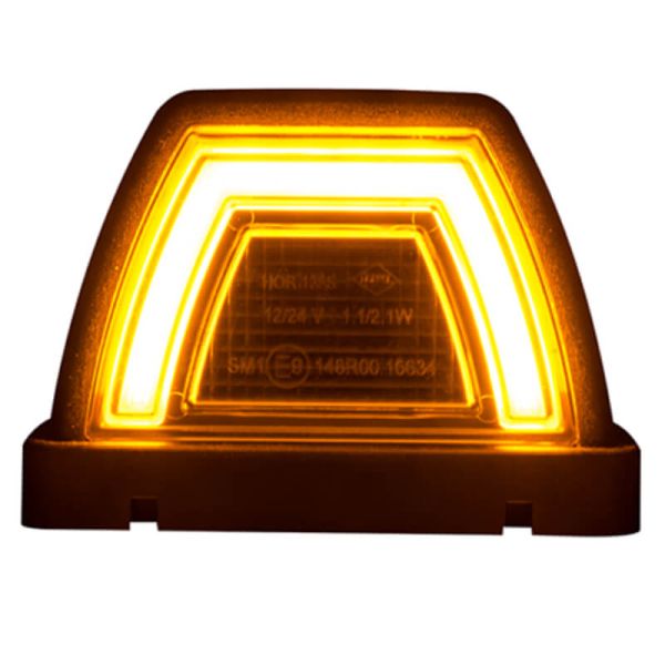 Encendido Piloto Angular LED Neon Ambar Homologada Posición Lateral 12/24V LD 3087 SM1