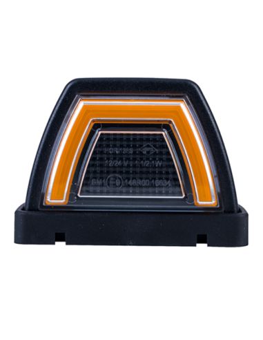 Piloto Angular LED Neon Ambar Homologada Posición Lateral 12/24V LD 3087 SM1